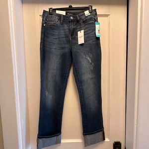 Judy Blue Elliana straight cuffed jean